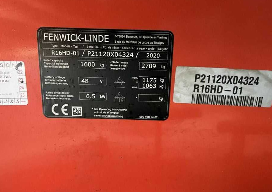 Linde R16HD-01 - Empilhador retráctil: foto 4 Linde R16HD-01 - Empilhador retráctil: foto 4