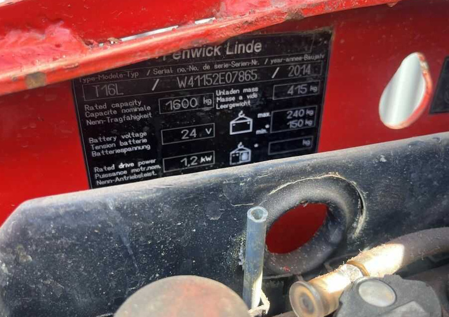 Linde T16L - Porta-palete: foto 5 Linde T16L - Porta-palete: foto 5