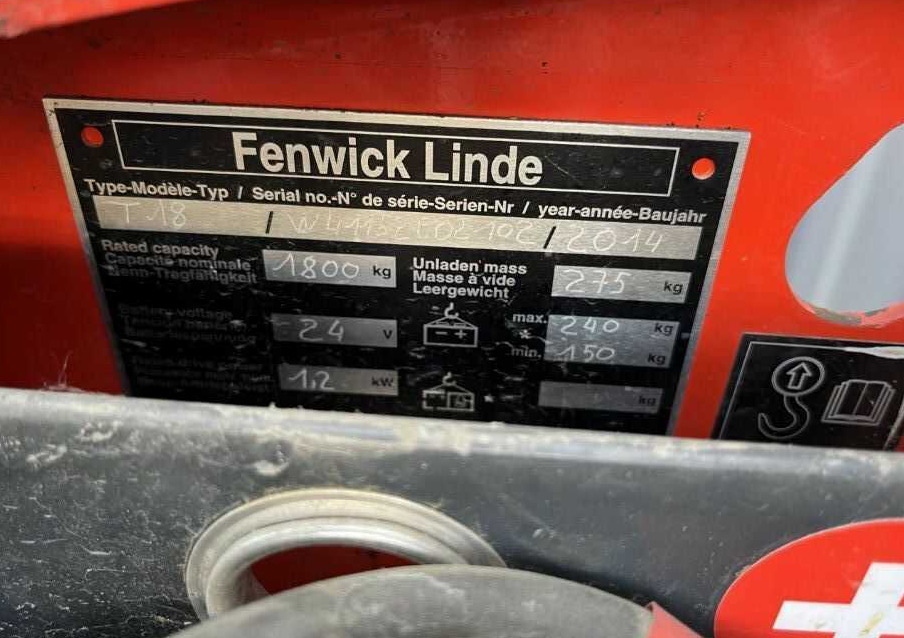 Linde T18 - Porta-palete: foto 4 Linde T18 - Porta-palete: foto 4