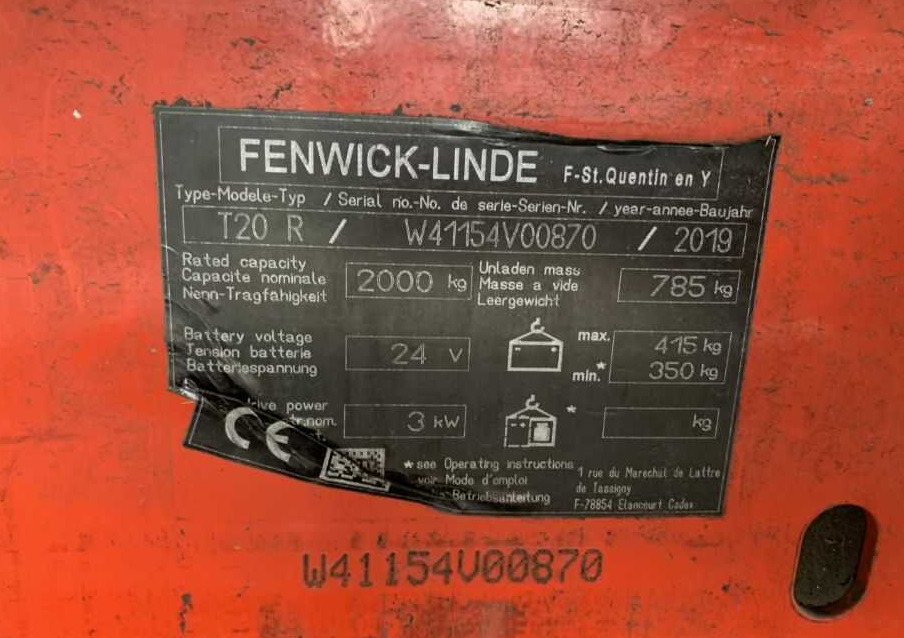 Linde T20R - Porta-palete: foto 4 Linde T20R - Porta-palete: foto 4