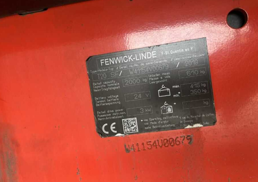 Linde T20SF - Porta-palete: foto 4 Linde T20SF - Porta-palete: foto 4