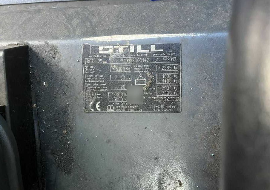 Still R07-25 - Trator elétrics: foto 4 Still R07-25 - Trator elétrics: foto 4