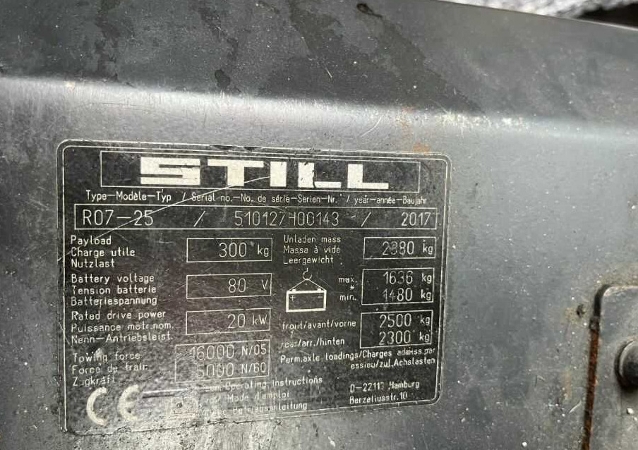 Still R07-25 - Trator elétrics: foto 4 Still R07-25 - Trator elétrics: foto 4