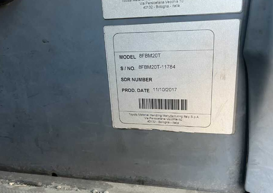 Toyota 8FBM20T - Empilhador elétrico: foto 5 Toyota 8FBM20T - Empilhador elétrico: foto 5
