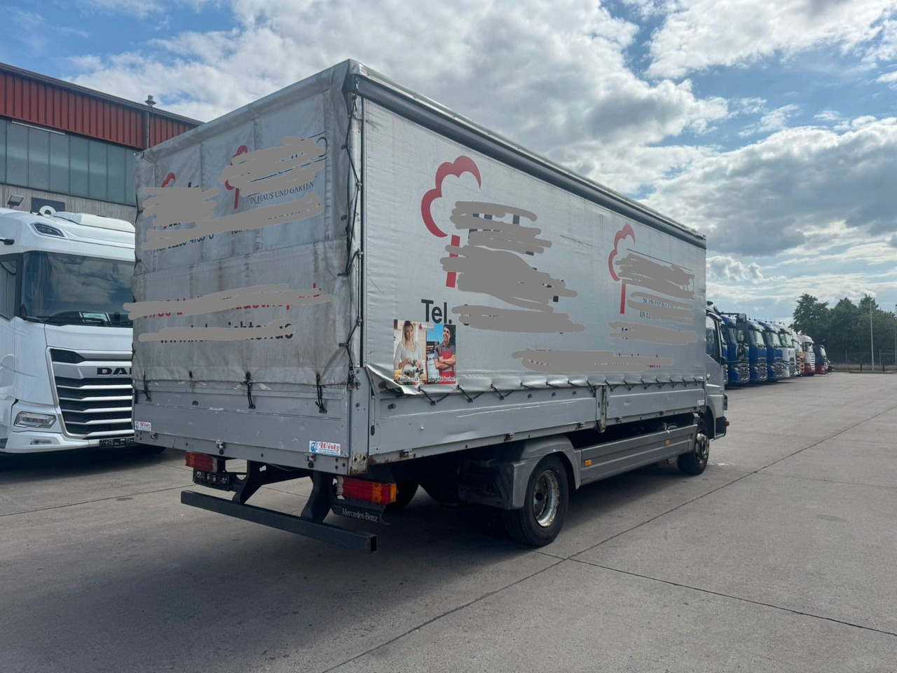 Mercedes-Benz ATEGO 818 * PR.PL * 217.000 KM * 1. HAND * TÜV - Carrinha de lona: foto 5 Mercedes-Benz ATEGO 818 * PR.PL * 217.000 KM * 1. HAND * TÜV - Carrinha de lona: foto 5