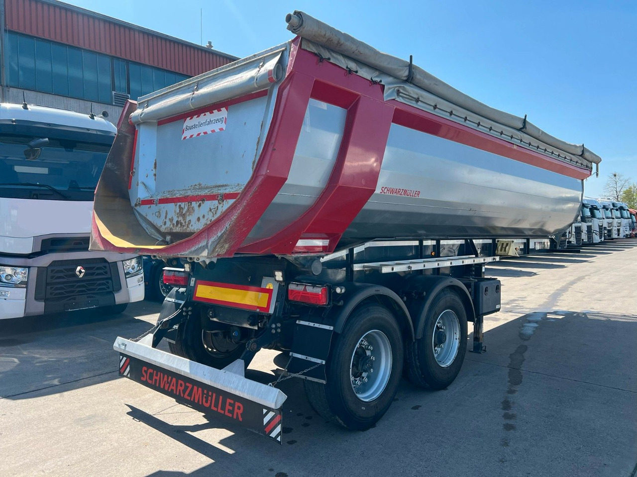 Schwarzmüller SM * KIPPER * 24 KUBIK * BPW * STAHLMULDE * - Semi-reboque basculante: foto 4 Schwarzmüller SM * KIPPER * 24 KUBIK * BPW * STAHLMULDE * - Semi-reboque basculante: foto 4
