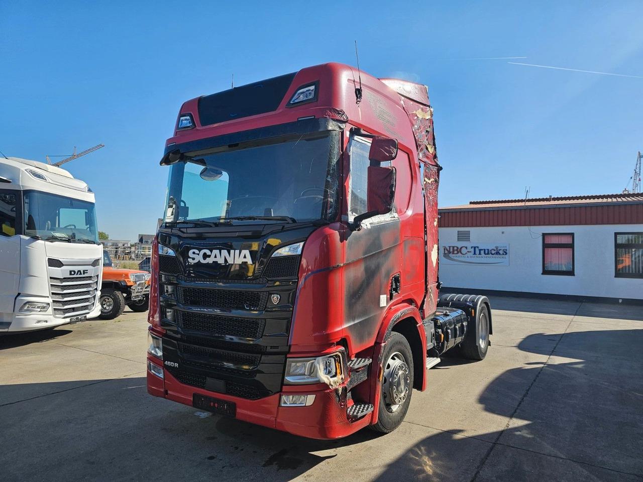 Scania R 460 * BRANDSCHADEN * ACC * RETARDER * LEDER * - Tractor: foto 1 Scania R 460 * BRANDSCHADEN * ACC * RETARDER * LEDER * - Tractor: foto 1