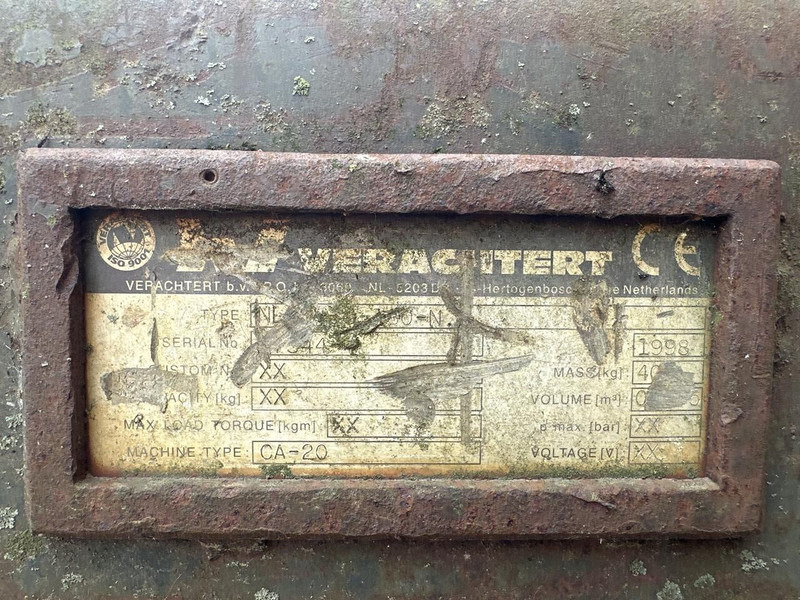 Verachtert CW 30 - Balde para Escavadeira: foto 5 Verachtert CW 30 - Balde para Escavadeira: foto 5