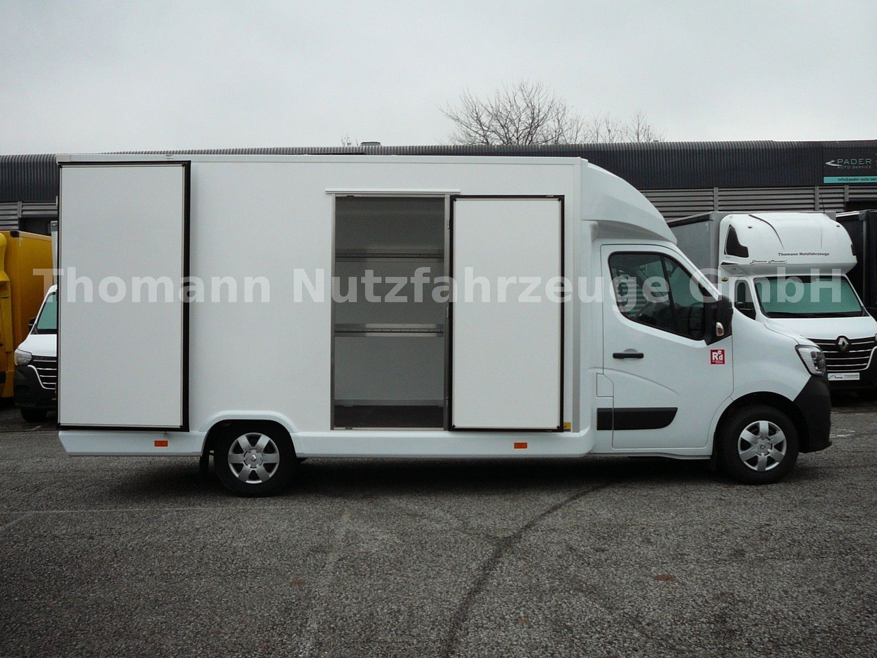 Carrinha de contentor Renault Master Koffer Extra Tief: foto 8