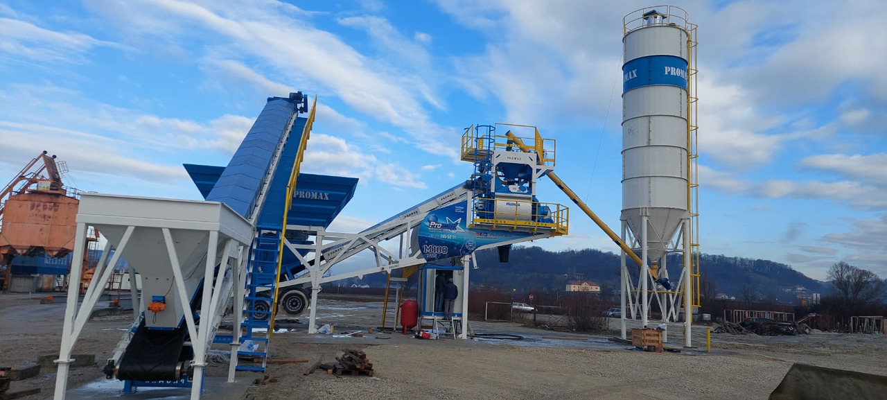 PROMAX MOBILE CONCRETE BATCHING PLANT M100-TWN (100m3/h) - Central de betão: foto 2 PROMAX MOBILE CONCRETE BATCHING PLANT M100-TWN (100m3/h) - Central de betão: foto 2