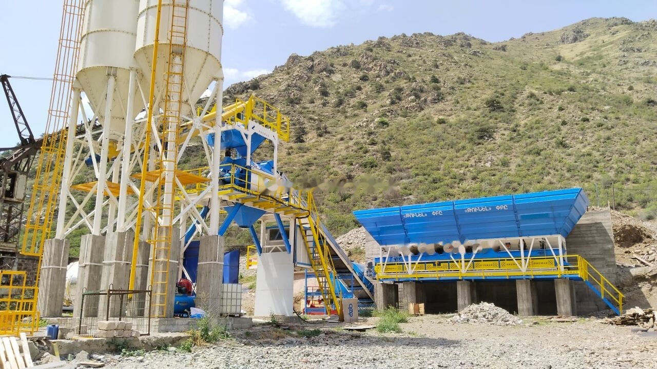Promax Compact Concrete Batching Plant C120-TWN-LINE (120m3/h) - Central de betão: foto 1 Promax Compact Concrete Batching Plant C120-TWN-LINE (120m3/h) - Central de betão: foto 1
