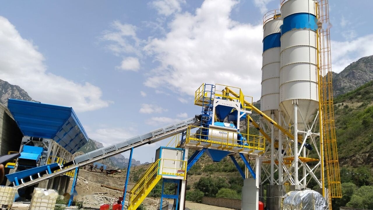 Promax Compact Concrete Batching Plant C120-TWN-LINE (120m3/h) - Central de betão: foto 2 Promax Compact Concrete Batching Plant C120-TWN-LINE (120m3/h) - Central de betão: foto 2