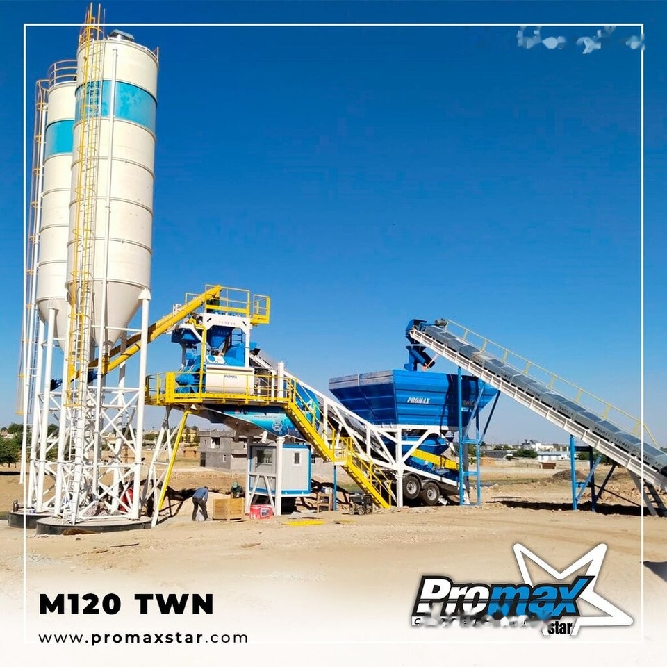 Promax Mobile Concrete Batching Plant M120-TWN (120m3/h) - Central de betão: foto 4 Promax Mobile Concrete Batching Plant M120-TWN (120m3/h) - Central de betão: foto 4