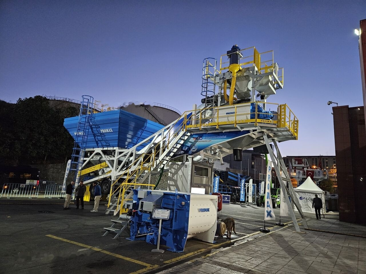 Promax Mobile Concrete Batching Plant M120-TWN (120m3/h) - Central de betão: foto 2 Promax Mobile Concrete Batching Plant M120-TWN (120m3/h) - Central de betão: foto 2