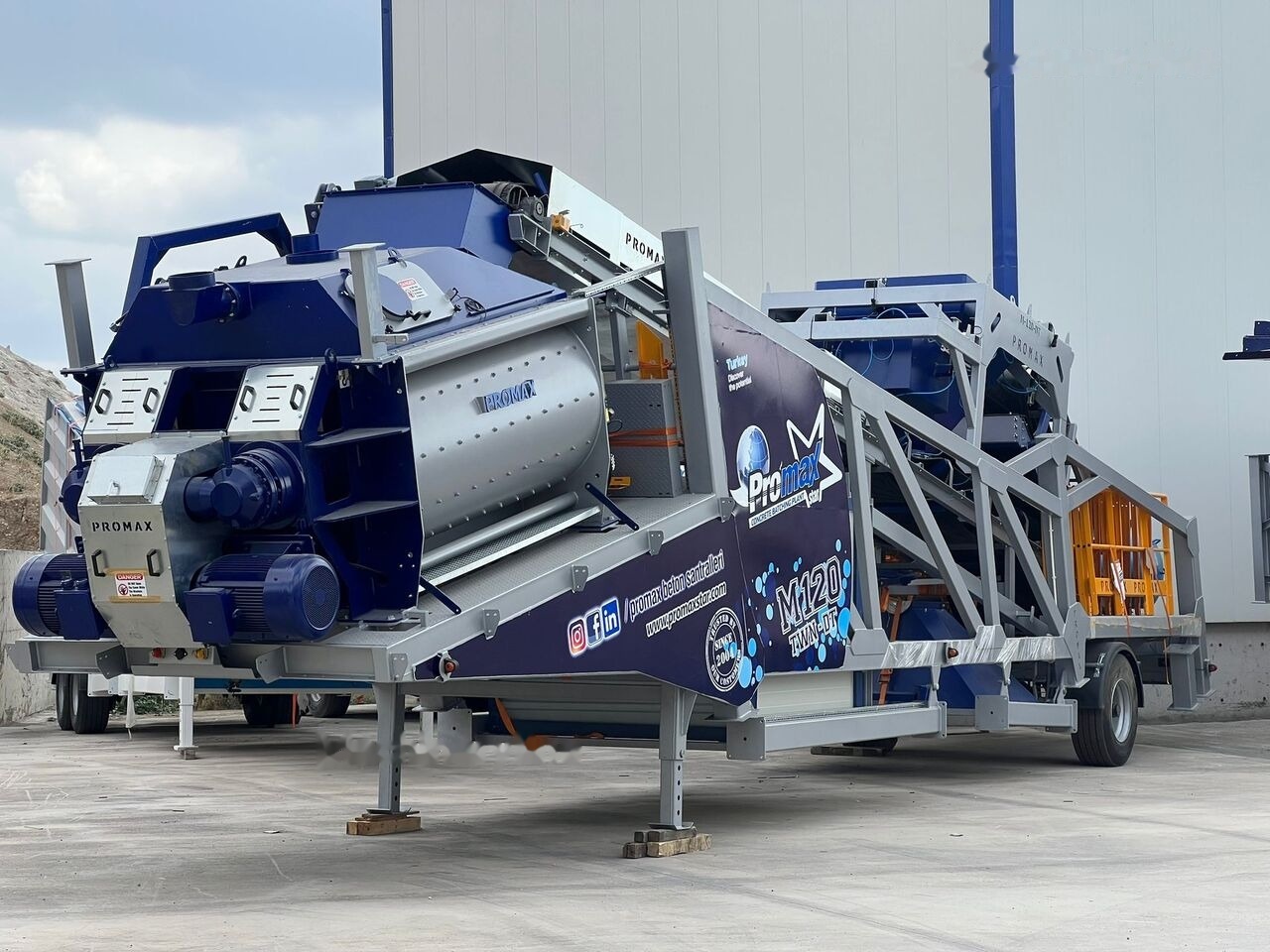 Promax Mobile Concrete Batching Plant PROMAX M120-TWN DT (120m³/h) - Central de betão: foto 5 Promax Mobile Concrete Batching Plant PROMAX M120-TWN DT (120m³/h) - Central de betão: foto 5