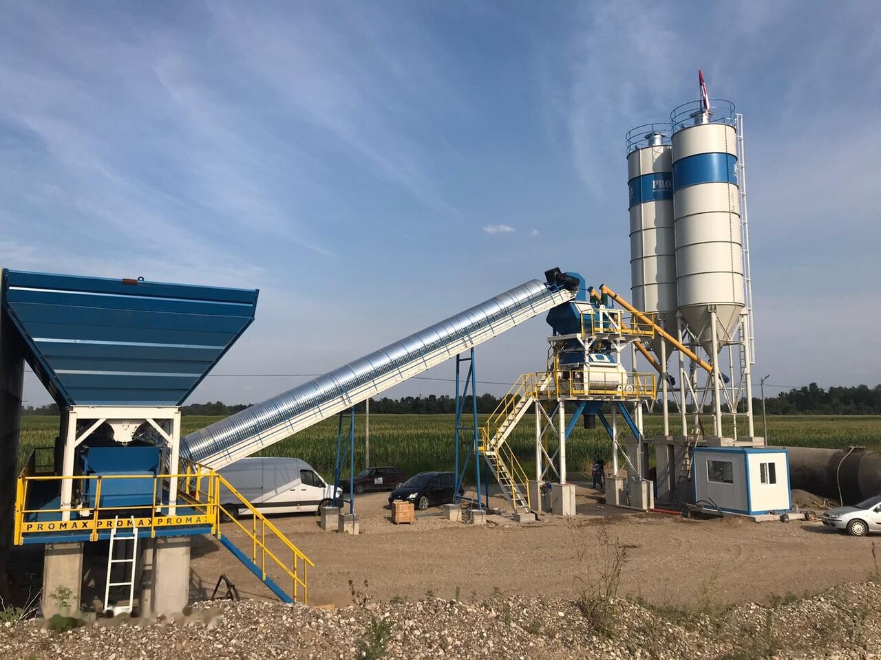 Promax Stationary Concrete Batching Plant S100 TWN (100m³/h) - Central de betão: foto 2 Promax Stationary Concrete Batching Plant S100 TWN (100m³/h) - Central de betão: foto 2