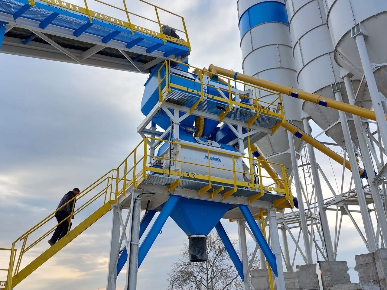 Promax Stationary Concrete Batching Plant S130-TWN (130m/h) - Central de betão: foto 3 Promax Stationary Concrete Batching Plant S130-TWN (130m/h) - Central de betão: foto 3