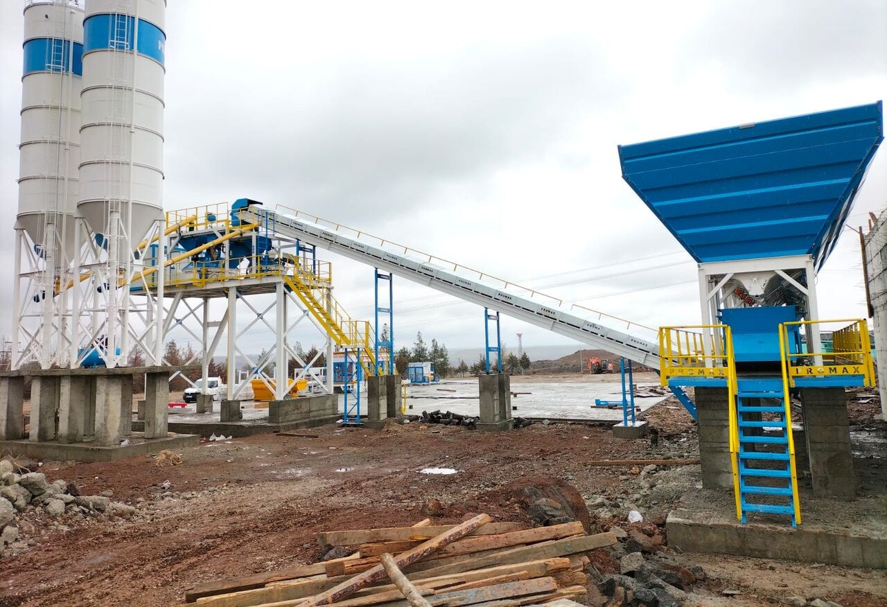Promax Stationary Concrete Batching Plant with Double Planetary Mixer - Central de betão: foto 2 Promax Stationary Concrete Batching Plant with Double Planetary Mixer - Central de betão: foto 2