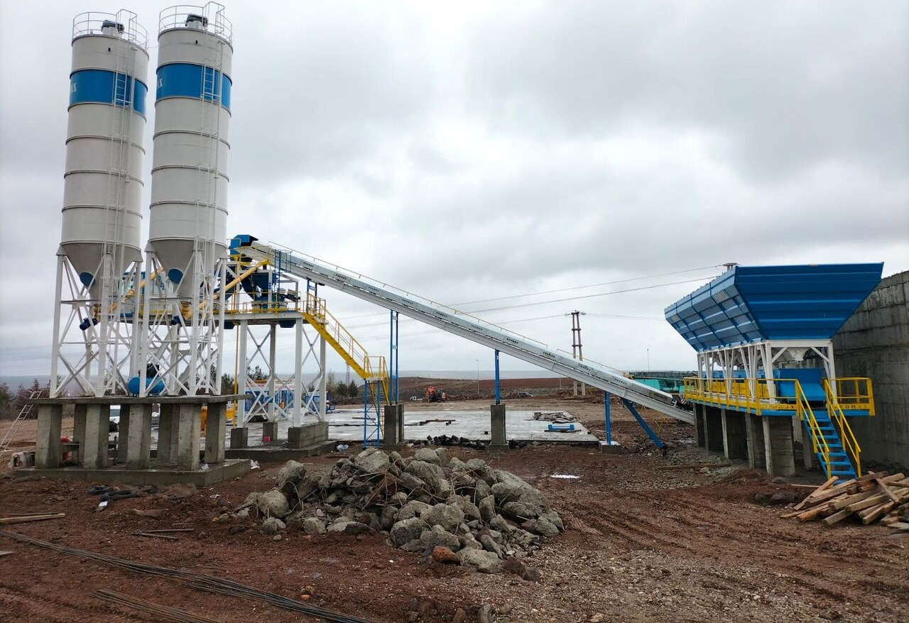 Promax Stationary Concrete Batching Plant with Double Planetary Mixer - Central de betão: foto 3 Promax Stationary Concrete Batching Plant with Double Planetary Mixer - Central de betão: foto 3