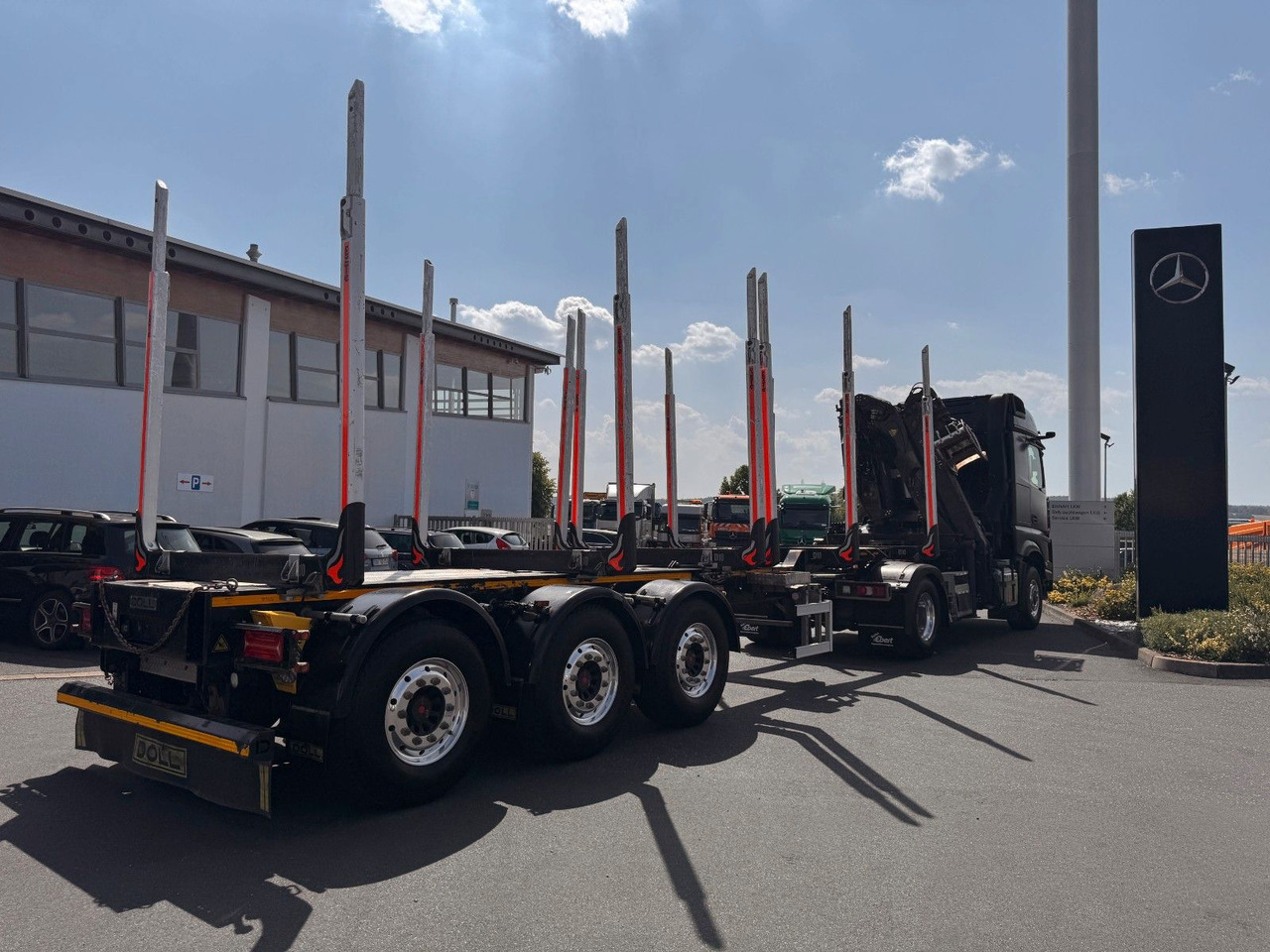 Doll H3L-14X Langholz Lift+Lenkachse - Semi-reboque transporte de madeira: foto 4 Doll H3L-14X Langholz Lift+Lenkachse - Semi-reboque transporte de madeira: foto 4
