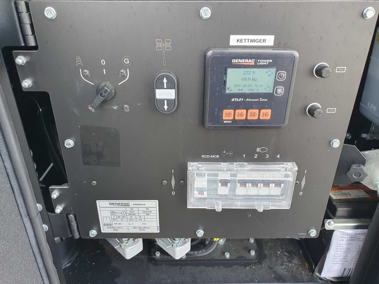 Torre de iluminação Generac V20 Lichtmast / 1.056 h: foto 11 Torre de iluminação Generac V20 Lichtmast / 1.056 h: foto 11