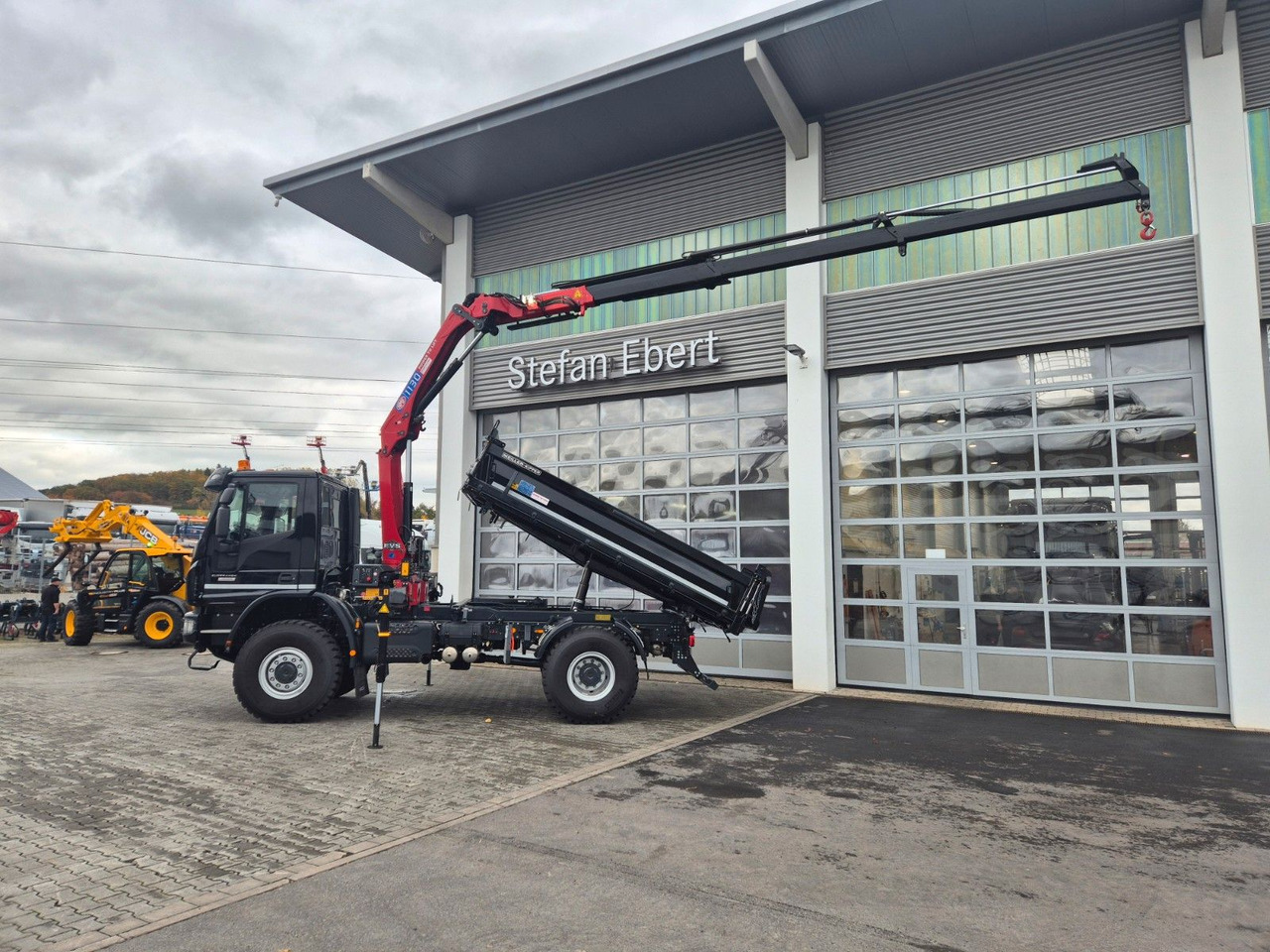 Camião basculante, Camião grua Iveco Eurocargo ML150E32WS 4x4 Kran HMF 1130K Funk AHK: foto 29