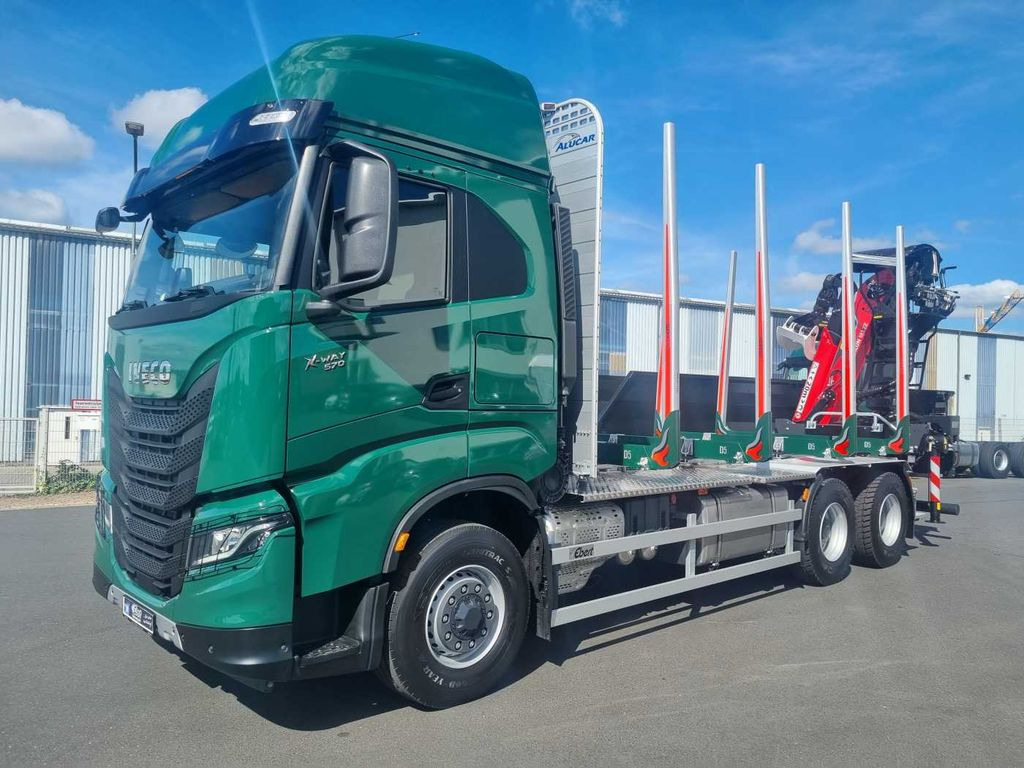 Iveco X-Way AS300X57 Z/P HR ON+ 6x4 (6x6 Hi Traction) - Camião de transporte de madeira, Camião grua: foto 2 Iveco X-Way AS300X57 Z/P HR ON+ 6x4 (6x6 Hi Traction) - Camião de transporte de madeira, Camião grua: foto 2