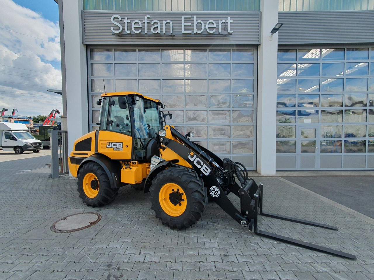 JCB 409 SV / Neufahrzeug / Gabel - Pá carregadora de rodas: foto 1 JCB 409 SV / Neufahrzeug / Gabel - Pá carregadora de rodas: foto 1
