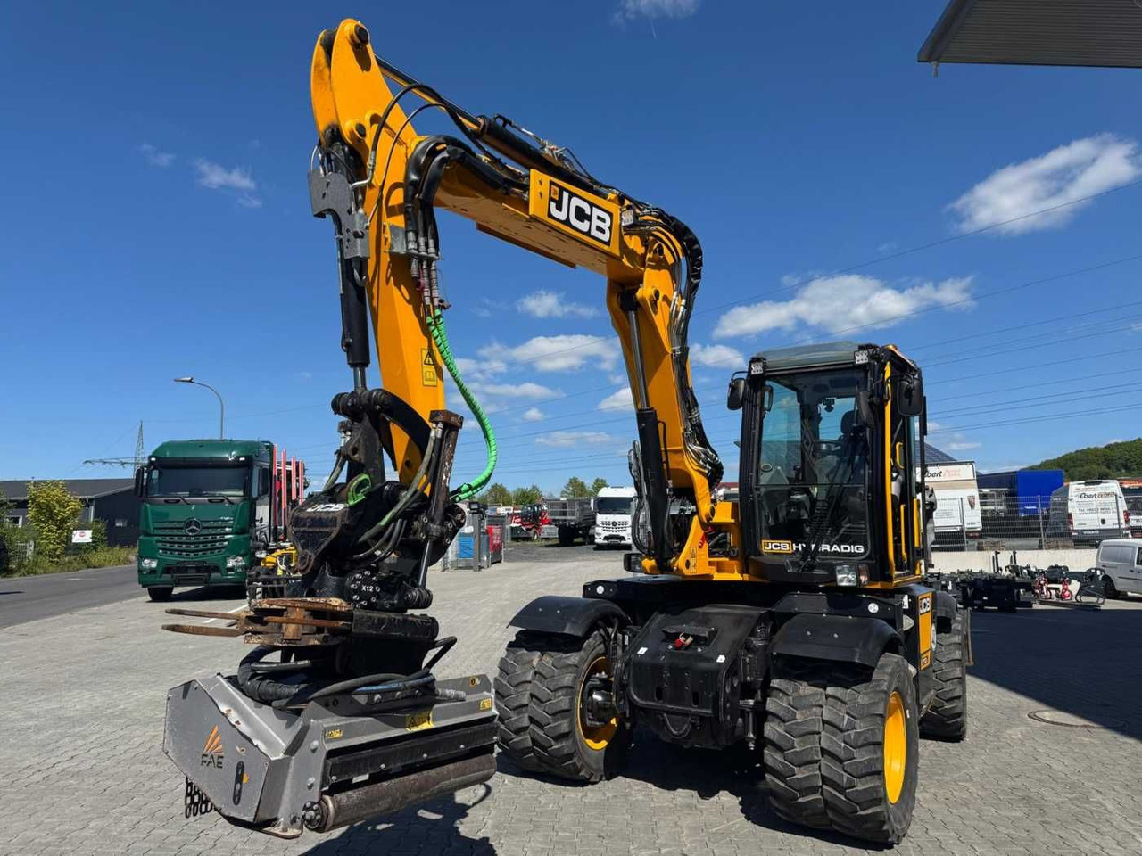 JCB Hydradig HD 110WT / 2021 / 516h! / Tiltrotator - Escavadeira de rodas: foto 5 JCB Hydradig HD 110WT / 2021 / 516h! / Tiltrotator - Escavadeira de rodas: foto 5
