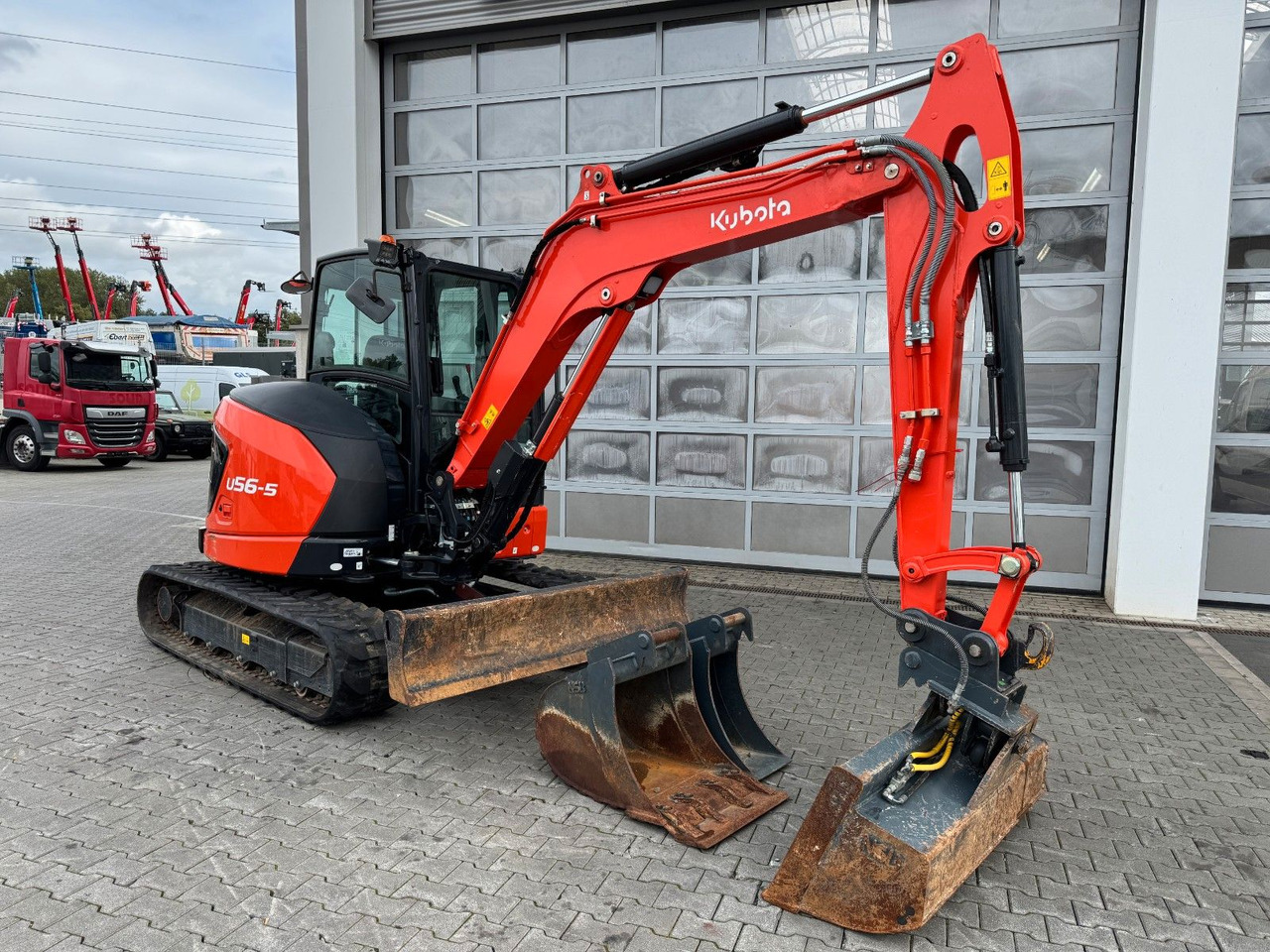 Kubota U56-5 / MS03 / nur 190h! / Löffelpaket - Mini escavadeira: foto 3 Kubota U56-5 / MS03 / nur 190h! / Löffelpaket - Mini escavadeira: foto 3