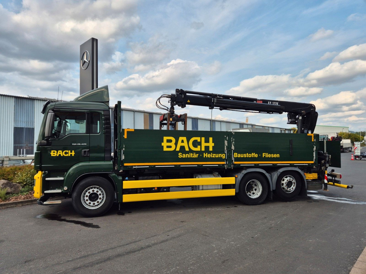 MAN TGS 26.420 6x2-4 LL Hiab 177K PRO 2 Stück - Camião grua: foto 4 MAN TGS 26.420 6x2-4 LL Hiab 177K PRO 2 Stück - Camião grua: foto 4