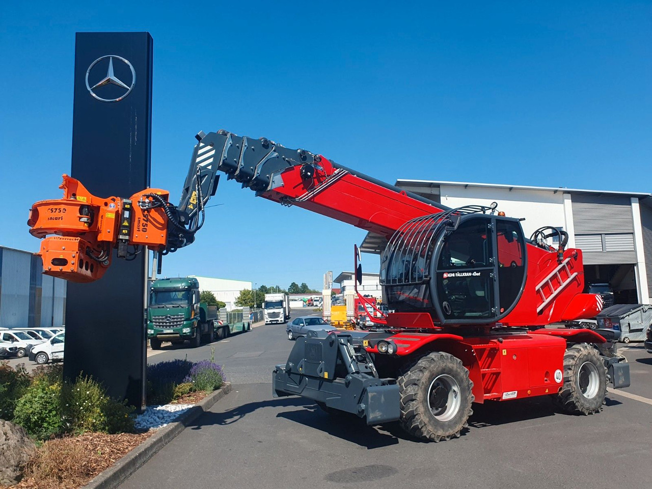 Magni RTH 6.30 SH / Fällkran / nur 1.340h / 2021 - Empilhador telescópico: foto 1 Magni RTH 6.30 SH / Fällkran / nur 1.340h / 2021 - Empilhador telescópico: foto 1