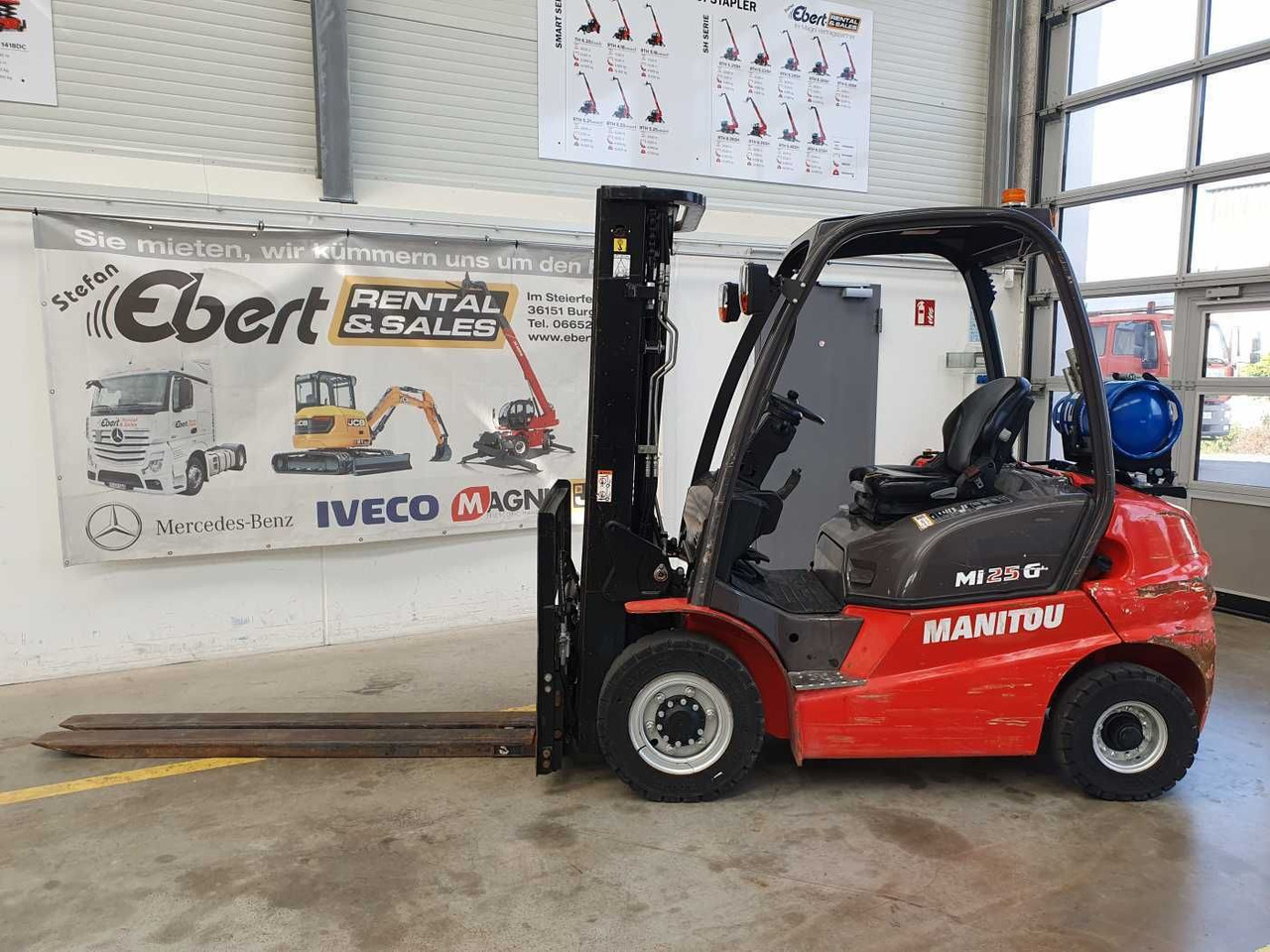 Manitou MI 25 G / Triplex: 4.70m / nur 1.976h! / SS - Empilhador a gás: foto 1 Manitou MI 25 G / Triplex: 4.70m / nur 1.976h! / SS - Empilhador a gás: foto 1
