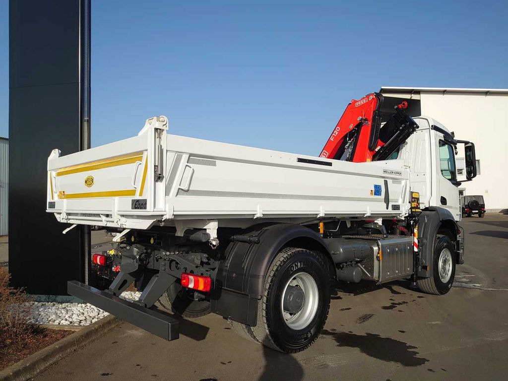 Camião basculante, Camião grua novo Mercedes-Benz Arocs 1832 KK 4x2 Kipper+Kran Fassi F120+Funk: foto 8