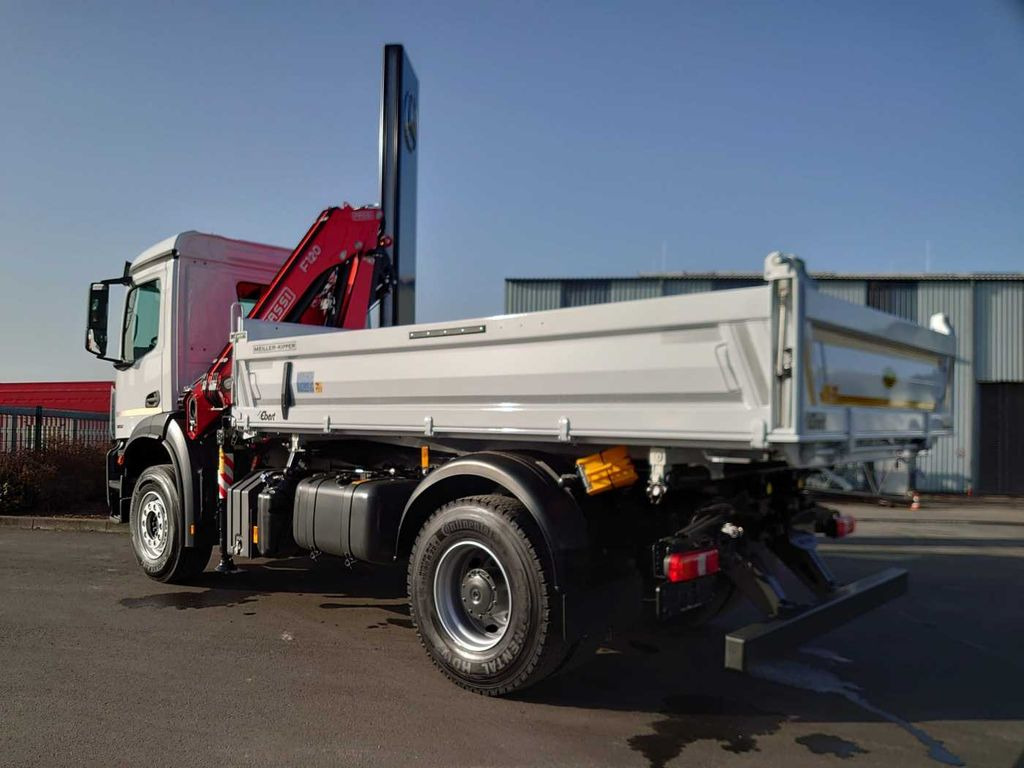 Camião basculante, Camião grua novo Mercedes-Benz Arocs 1832 KK 4x2 Kipper+Kran Fassi F120+Funk: foto 7