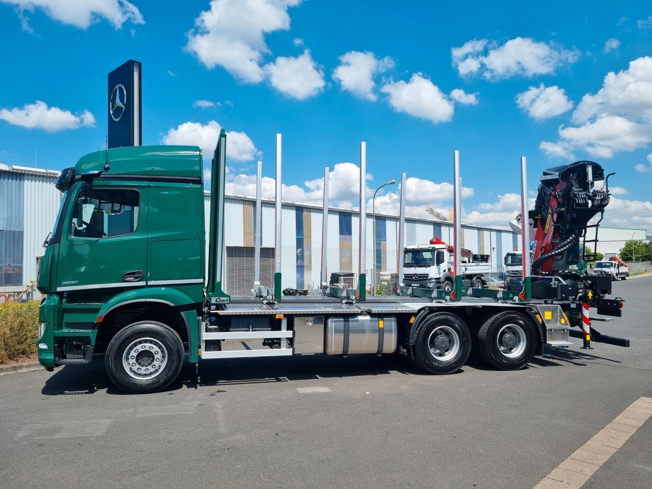 Mercedes-Benz Arocs 2651L 6x4 Palfinger-EPSILON Y Crane M12Z91 - Camião de transporte de madeira, Camião grua: foto 5 Mercedes-Benz Arocs 2651L 6x4 Palfinger-EPSILON Y Crane M12Z91 - Camião de transporte de madeira, Camião grua: foto 5