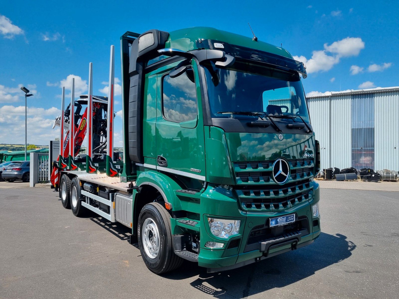 Mercedes-Benz Arocs 2651L 6x4 Palfinger-EPSILON Y Crane M12Z91 - Camião de transporte de madeira, Camião grua: foto 2 Mercedes-Benz Arocs 2651L 6x4 Palfinger-EPSILON Y Crane M12Z91 - Camião de transporte de madeira, Camião grua: foto 2