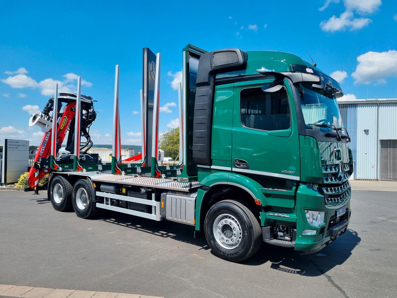 Mercedes-Benz Arocs 2651L 6x4 Palfinger-EPSILON Y Crane M12Z91 - Camião de transporte de madeira, Camião grua: foto 4 Mercedes-Benz Arocs 2651L 6x4 Palfinger-EPSILON Y Crane M12Z91 - Camião de transporte de madeira, Camião grua: foto 4