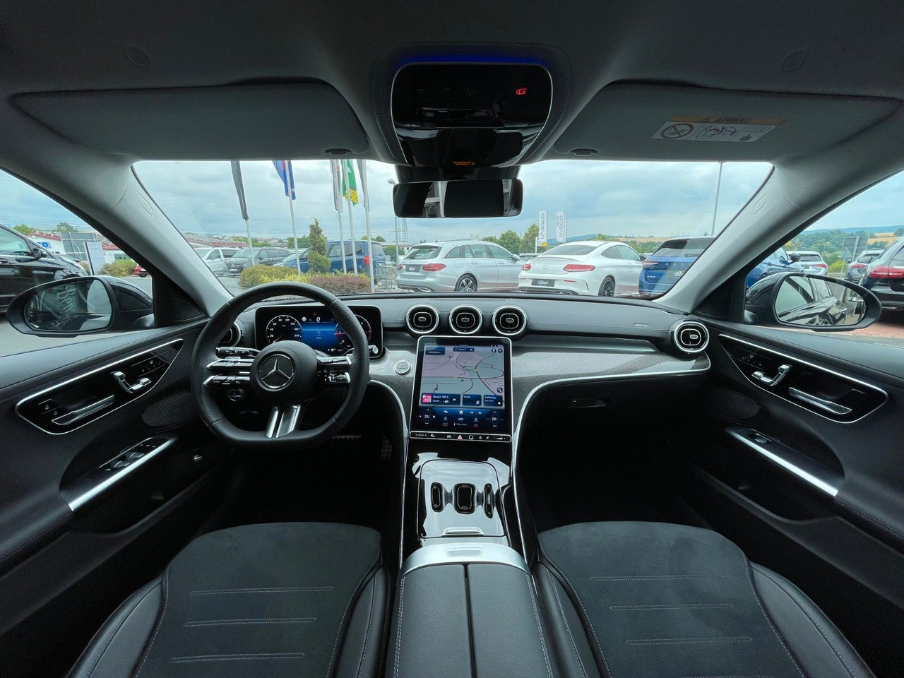 Carrinha Mercedes-Benz C 200 d T AMG+Night+360°+Digital+Memory+Keyless: foto 13