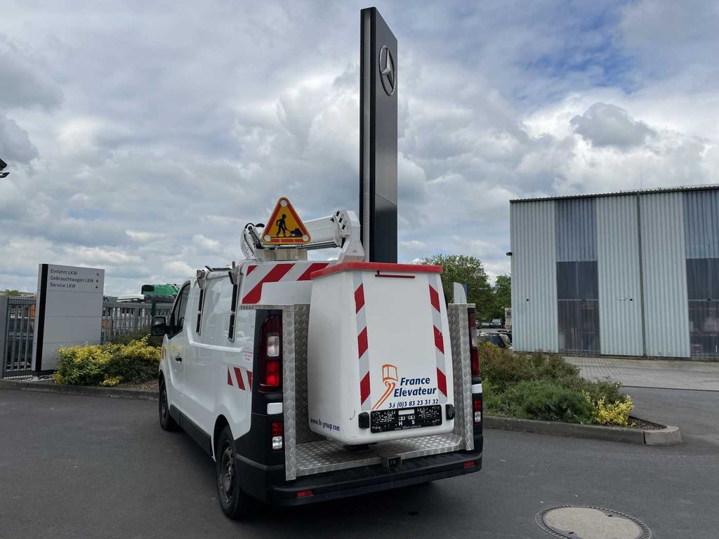 Caminhão com plataforma aérea, Veículo comercial Renault Trafic dCi 120 L1H1 / France Elavateur 091F 9m: foto 10