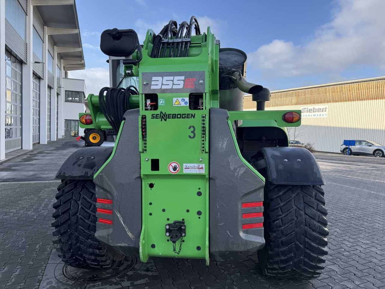 Sennebogen 355 E / Greifschaufel / nur 998h! - Empilhador telescópico: foto 3 Sennebogen 355 E / Greifschaufel / nur 998h! - Empilhador telescópico: foto 3