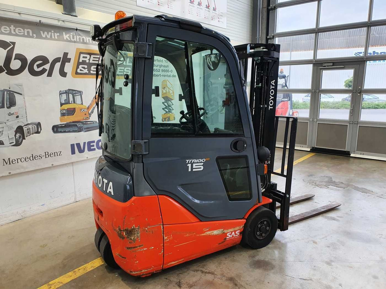 Toyota 8FBET15 / Batterie 07/2023 / HH: 4.3m! / 2.849h - Empilhador elétrico: foto 3 Toyota 8FBET15 / Batterie 07/2023 / HH: 4.3m! / 2.849h - Empilhador elétrico: foto 3