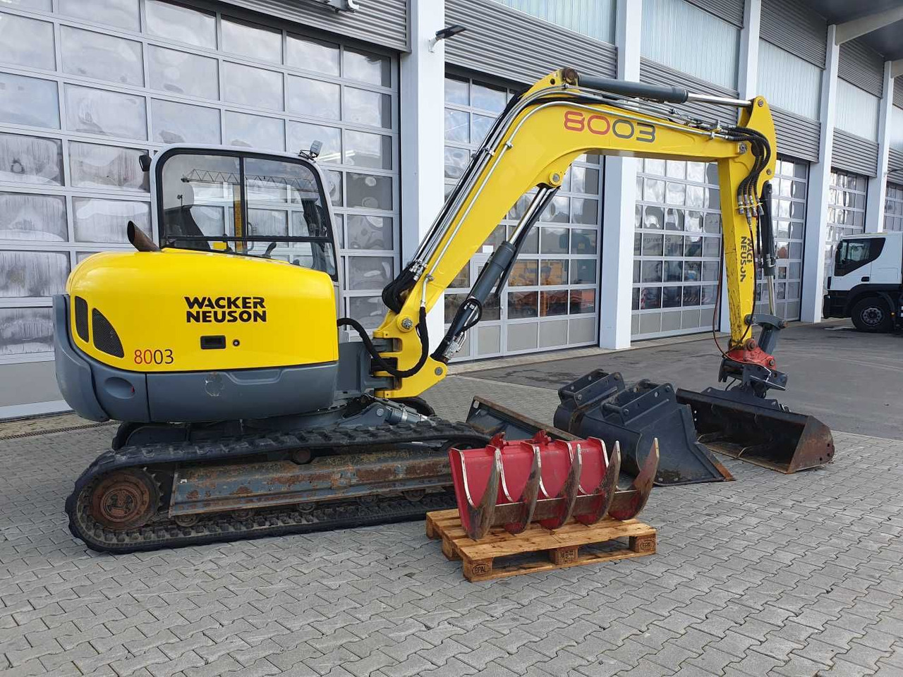 Wacker 8003 / MS08 / nur 4.035h / 2014 / Löffelpaket - Escavadora de rastos: foto 3 Wacker 8003 / MS08 / nur 4.035h / 2014 / Löffelpaket - Escavadora de rastos: foto 3