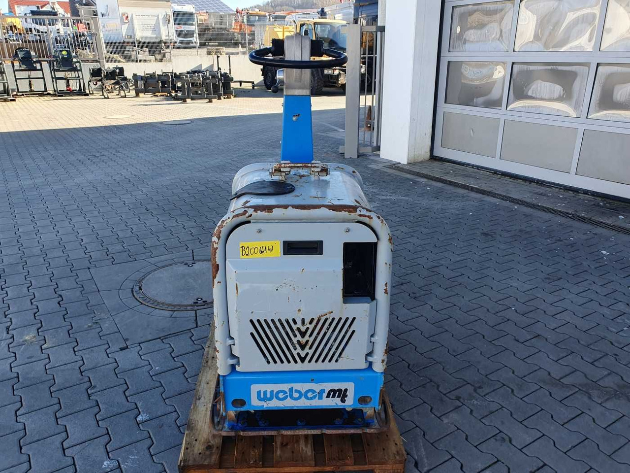 Placas vibratórias novo Weber CR 8 Hatz-Diesel 601kg Rüttelplatte 117 h: foto 8