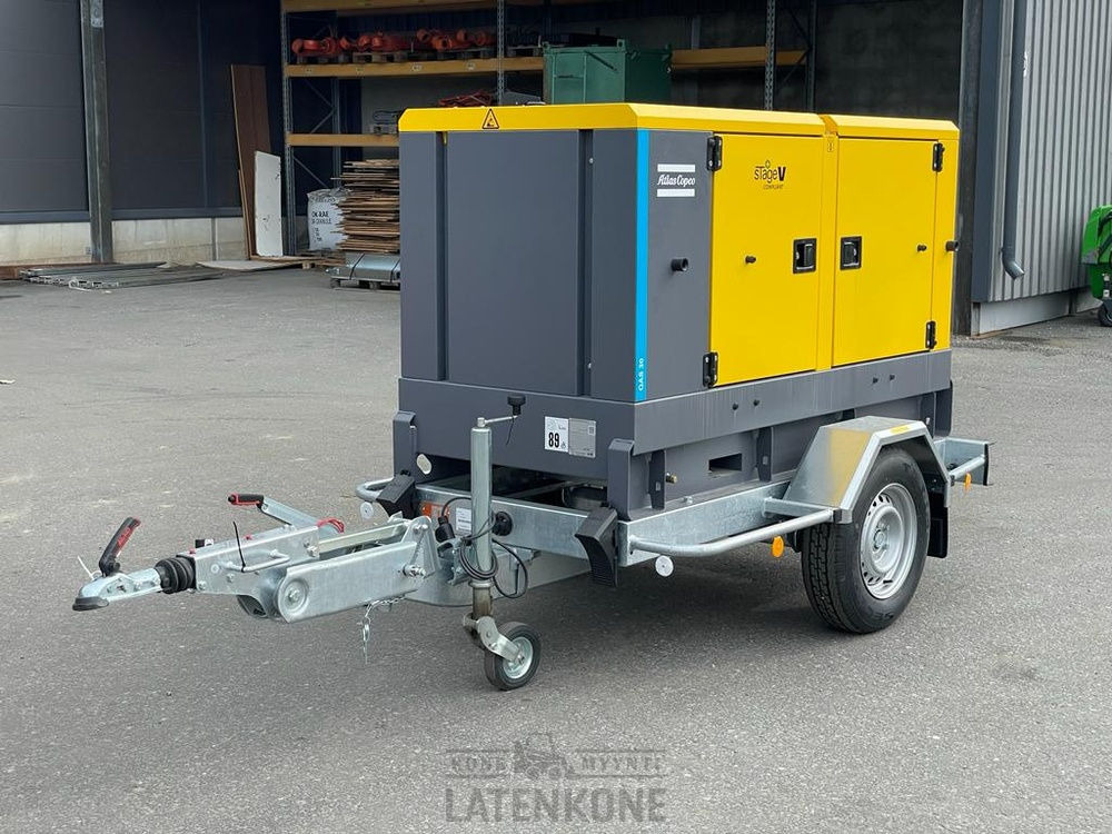 Atlas Copco QAS 30 50 Hz Generaattori StageV vetovarustuksella - Gerador elétrico: foto 5 Atlas Copco QAS 30 50 Hz Generaattori StageV vetovarustuksella - Gerador elétrico: foto 5