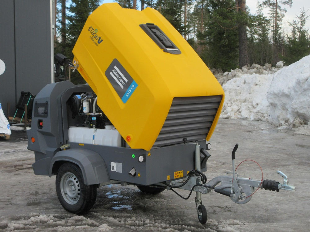 Compressor de ar Atlas Copco XATS 138 StV Vaunukompressori UUSI: foto 7