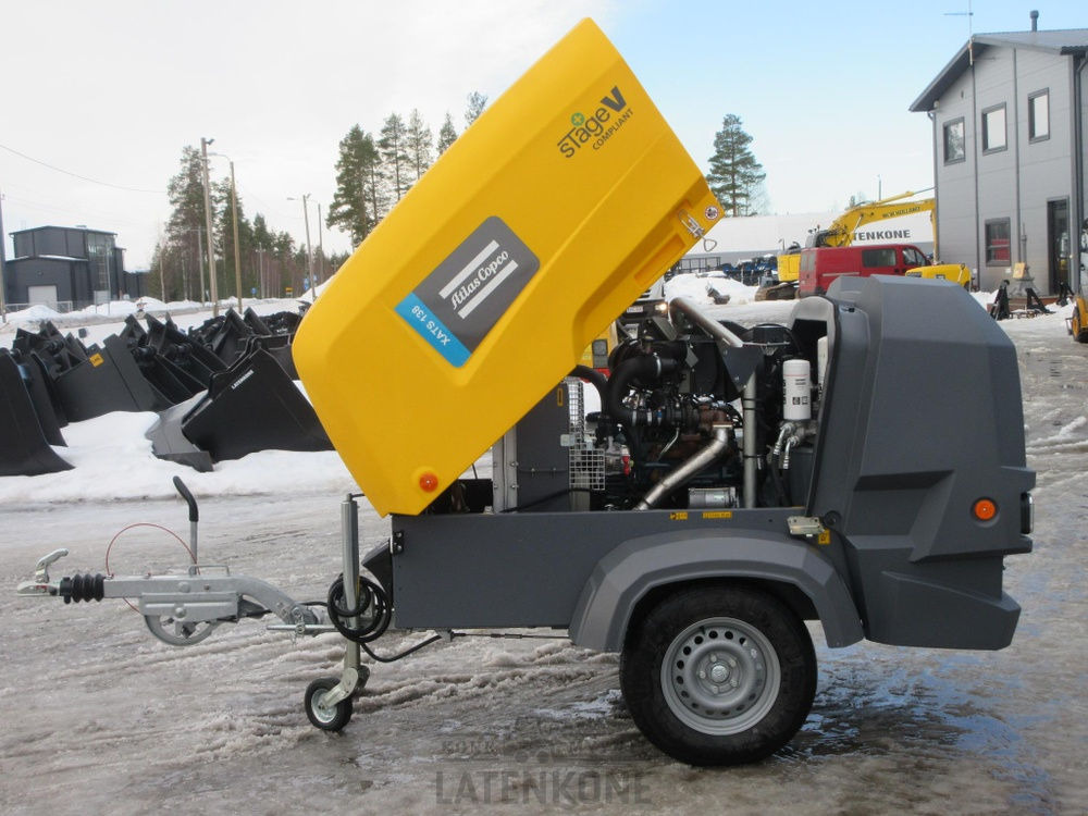 Compressor de ar Atlas Copco XATS 138 StV Vaunukompressori UUSI: foto 10