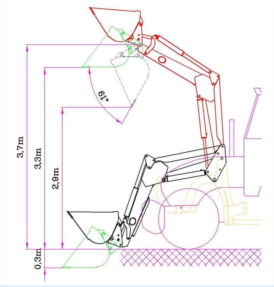 Hydrometal front loader AT-30 - Carregador frontal para o trator: foto 5 Hydrometal front loader AT-30 - Carregador frontal para o trator: foto 5