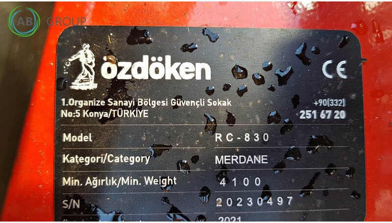 Özdöken wał Cambridge RC 830, 8,3 m - Rolo agricola: foto 3 Özdöken wał Cambridge RC 830, 8,3 m - Rolo agricola: foto 3