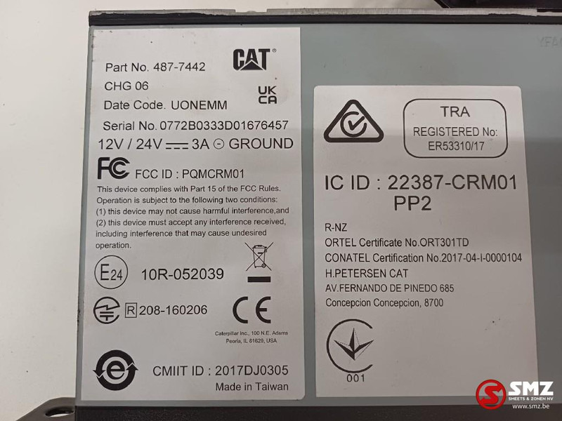Caterpillar Radio Caterpillar - Sistema elétrico para Equipamento de movimentação: foto 4 Caterpillar Radio Caterpillar - Sistema elétrico para Equipamento de movimentação: foto 4